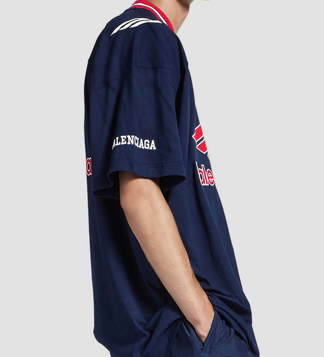 Balenciaga Blue Soccer Jersey
