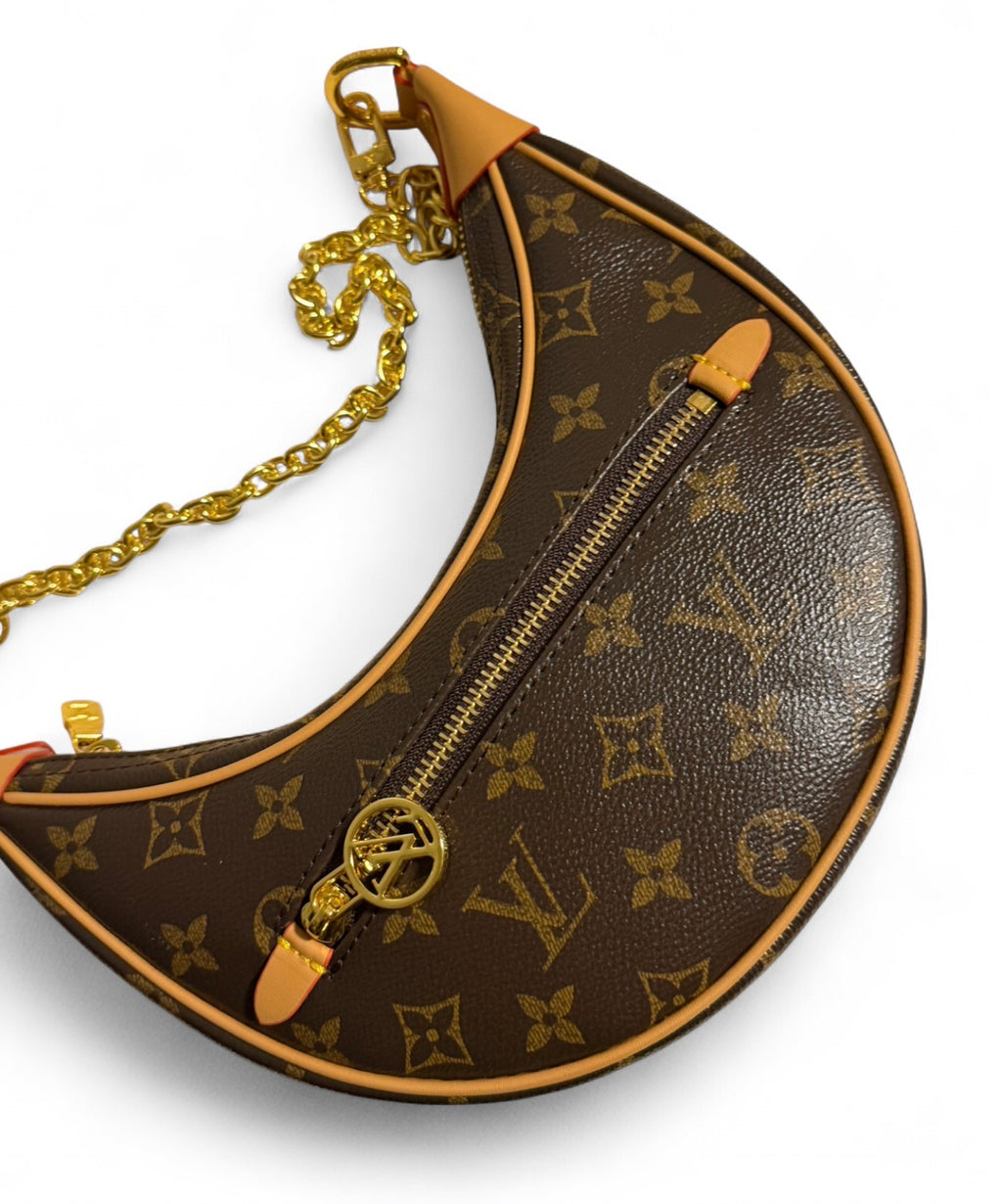 Luxury Crescent Shoulder Bag LV