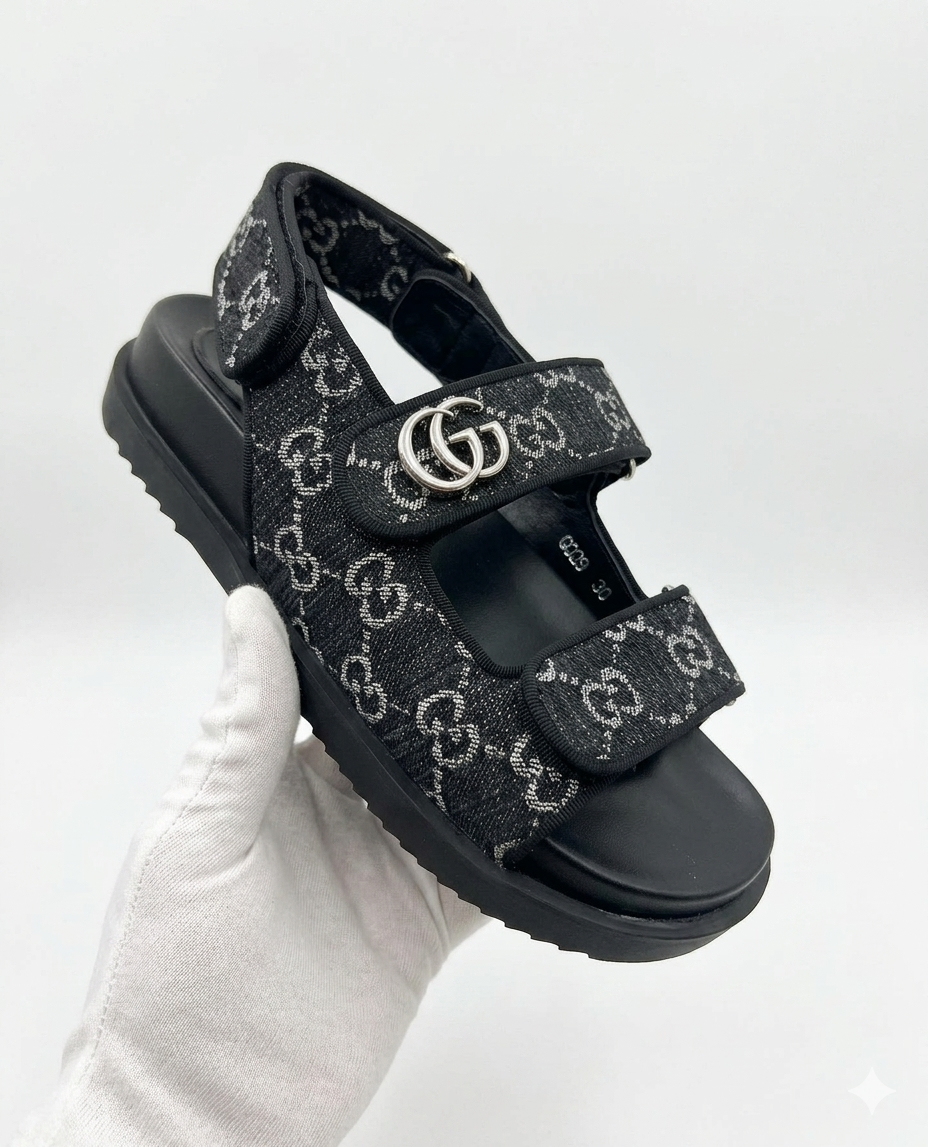 Gucci Sandals Black - Polyt Shop