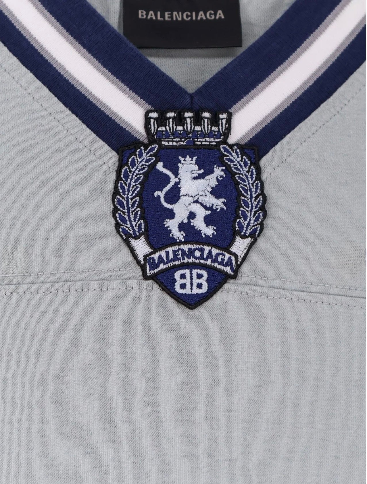 Balenciaga Grey Soccer Jersey