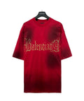 Balenciaga Red T-Shirt Without Collar