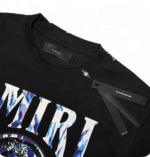 Amari T-Shirt Black/Blue