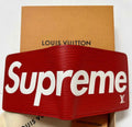 Supreme x Lv slender Wallet