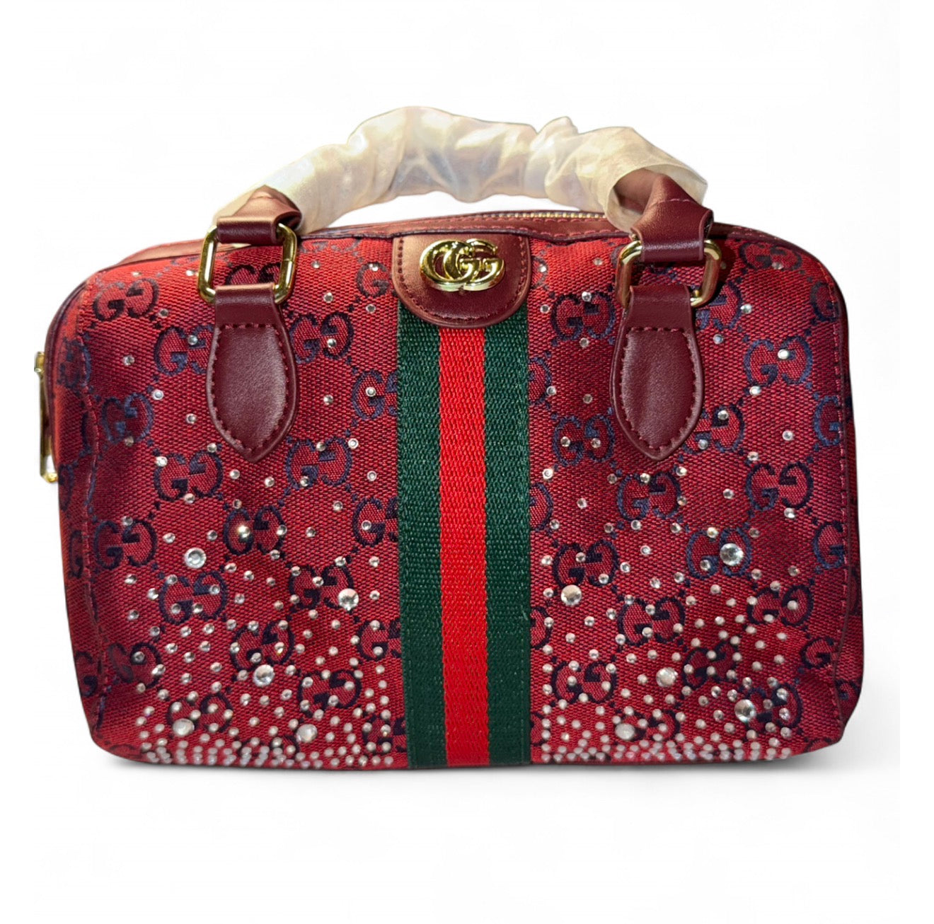 Black Luxury-Style Handbag New with strap