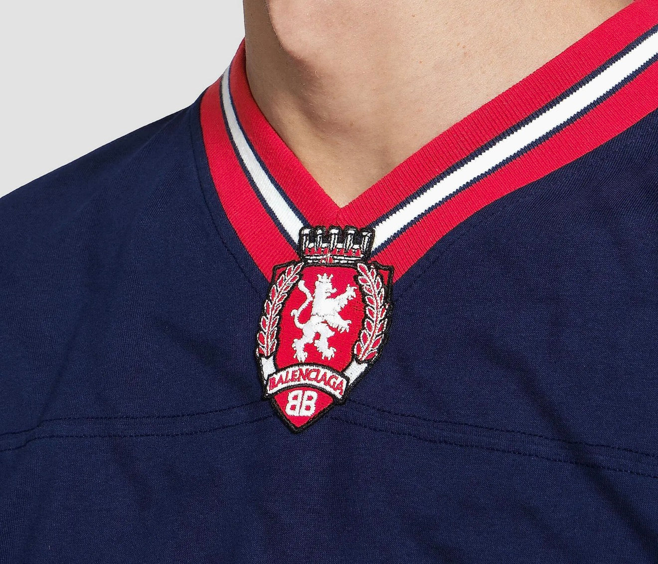 Balenciaga Blue Soccer Jersey