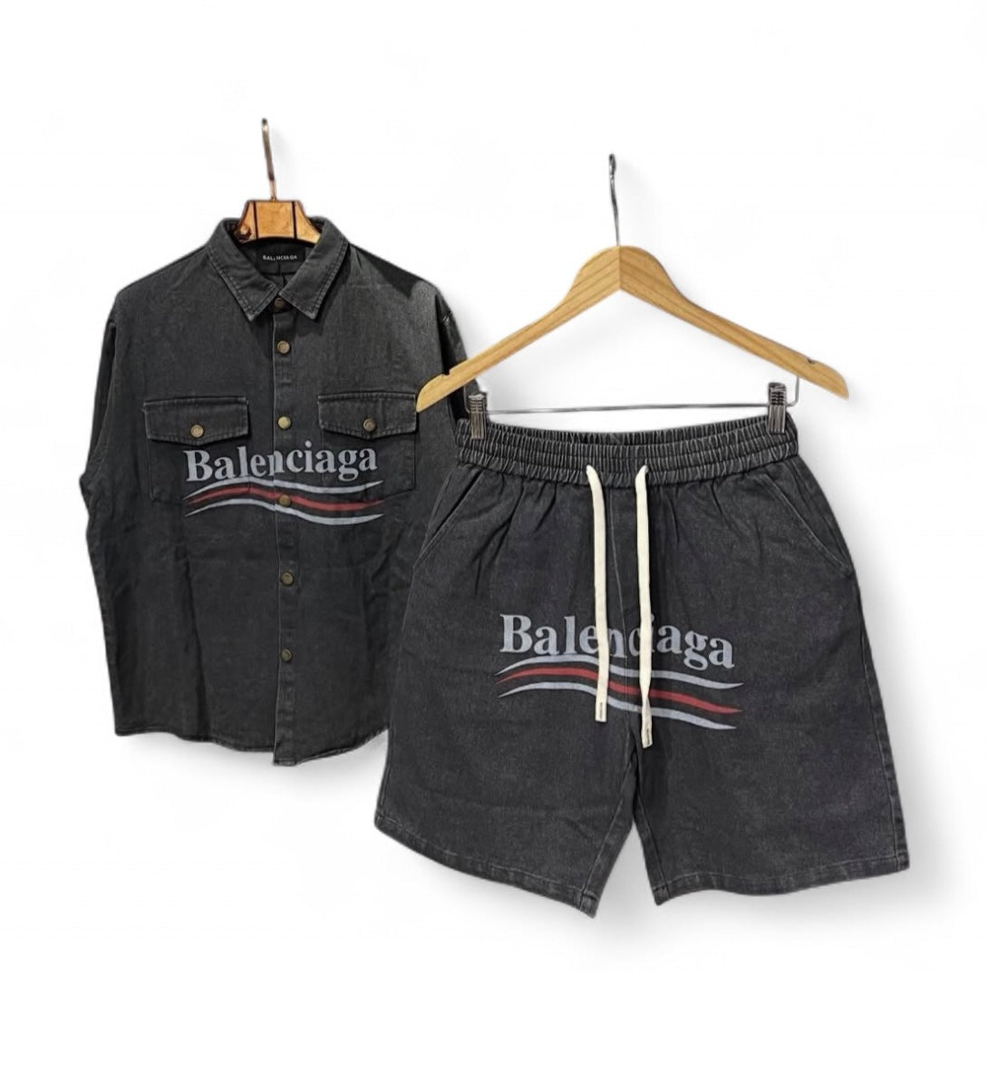 Balenciaga denim set