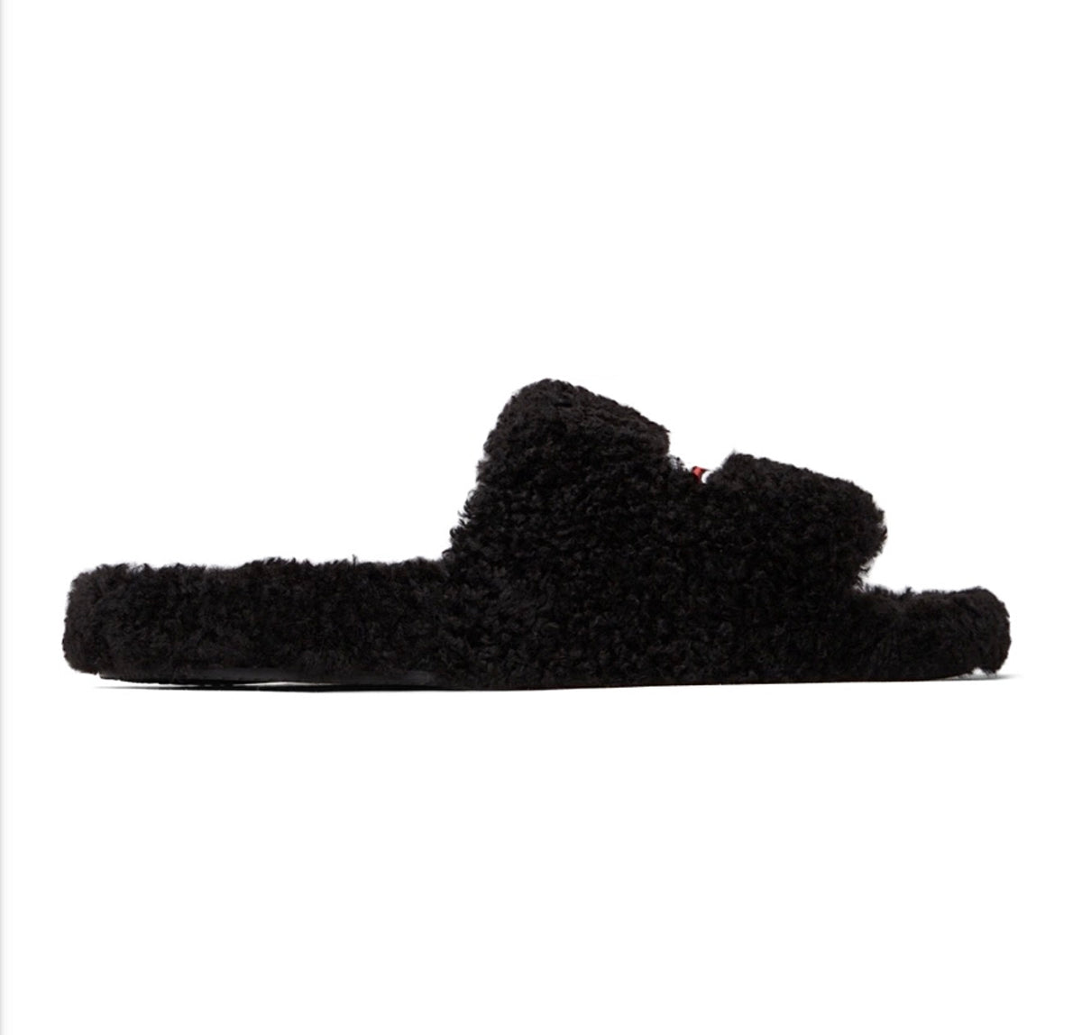 Designer Faux-Fur Mules