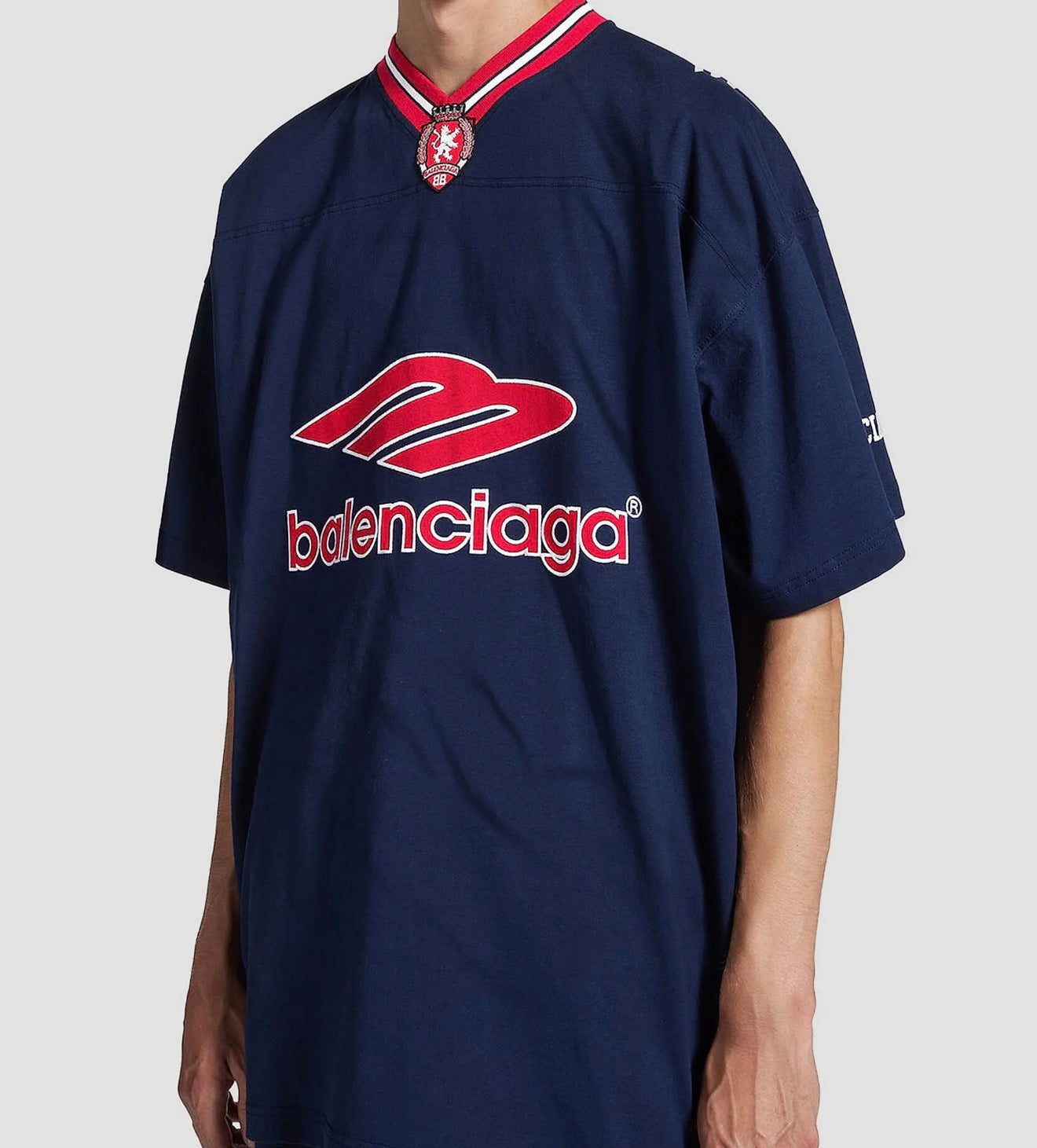 Balenciaga Blue Soccer Jersey
