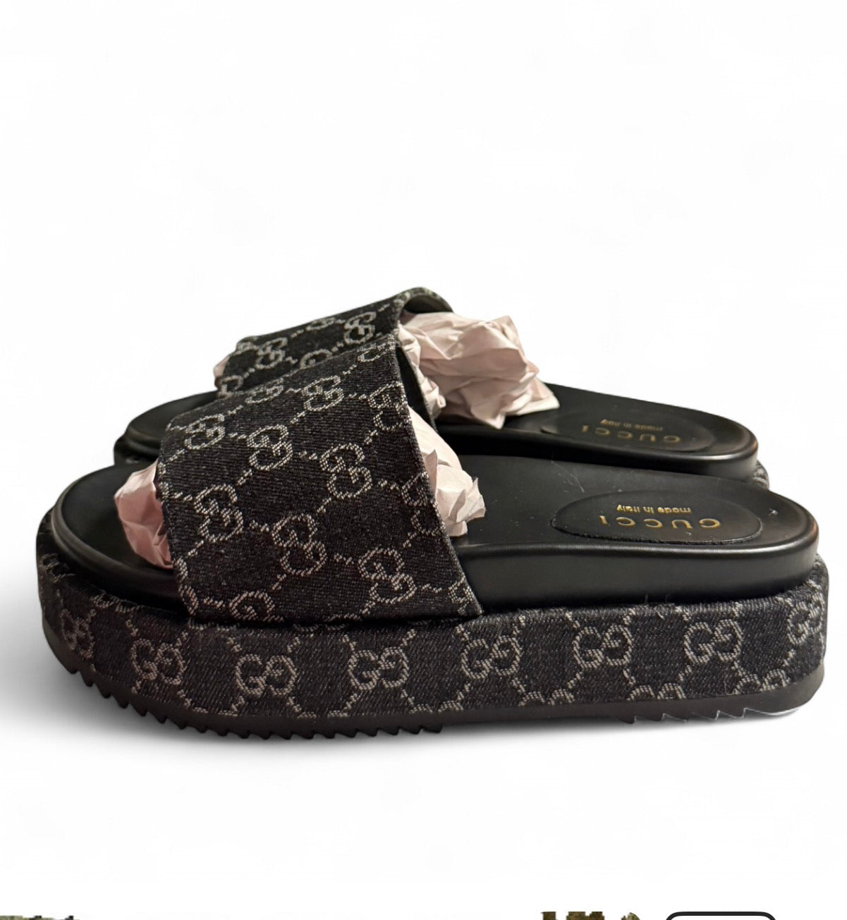 Gucci Angelina Platform Slide Sandals