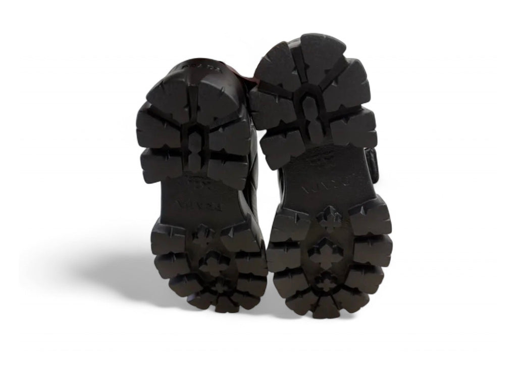 PRA Leather Platform Sandals