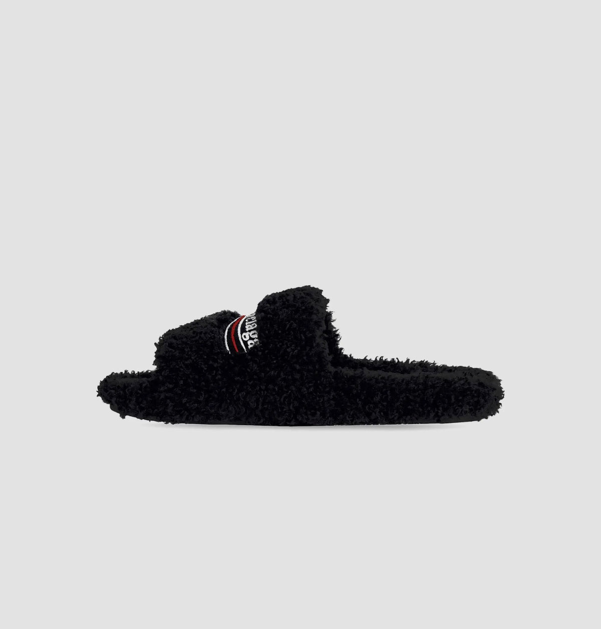Designer Faux-Fur Mules