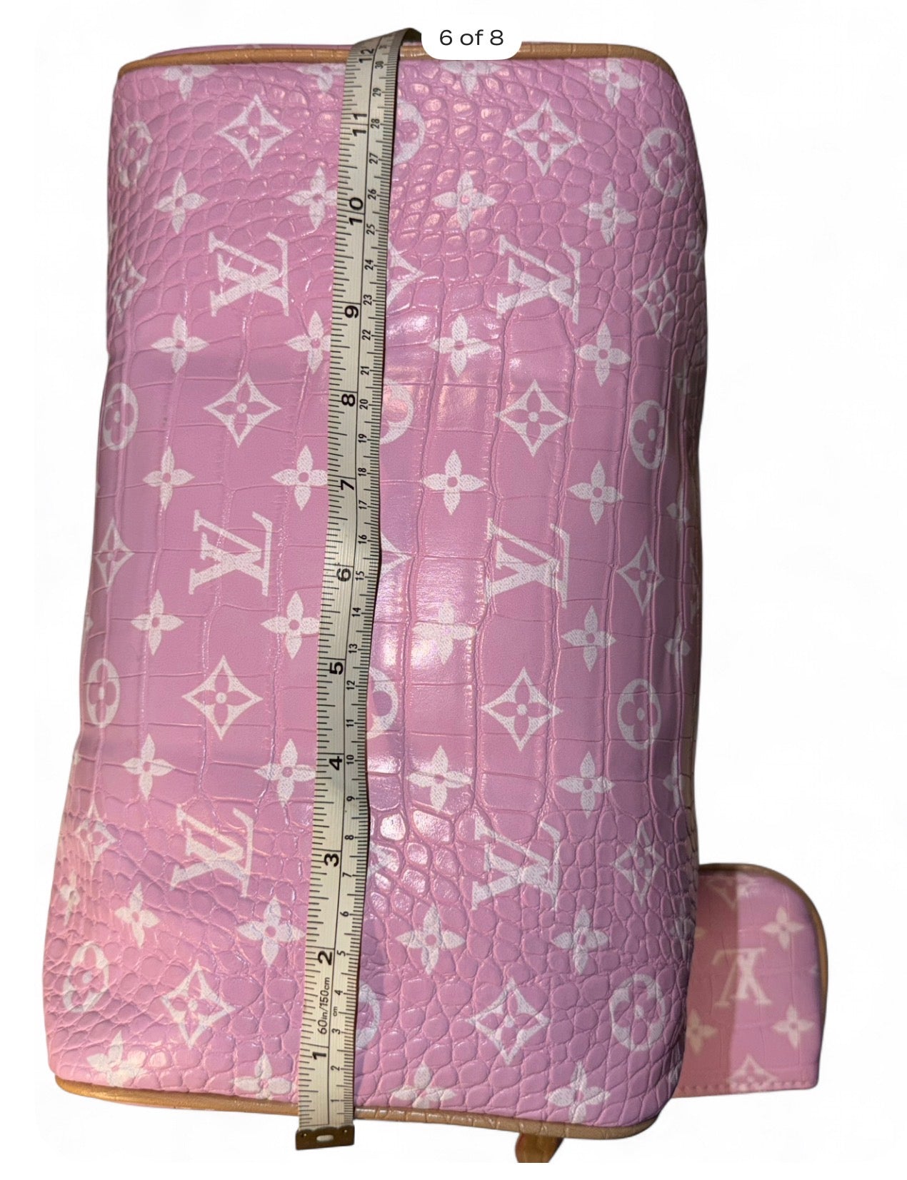 Pink Croco Luxury Bag