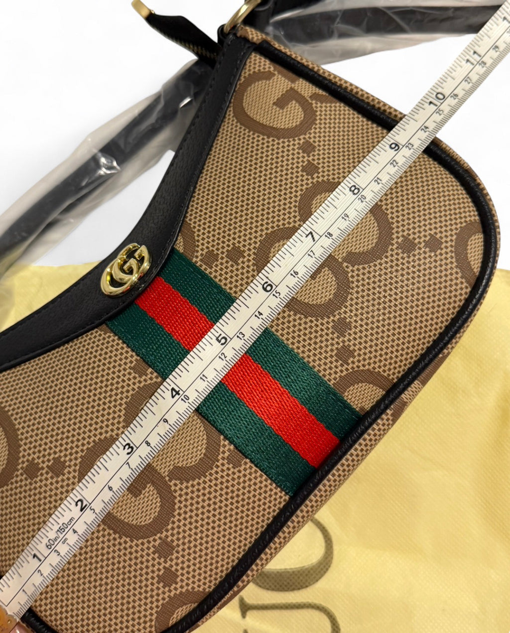 Brown Luxury-Style Handbag