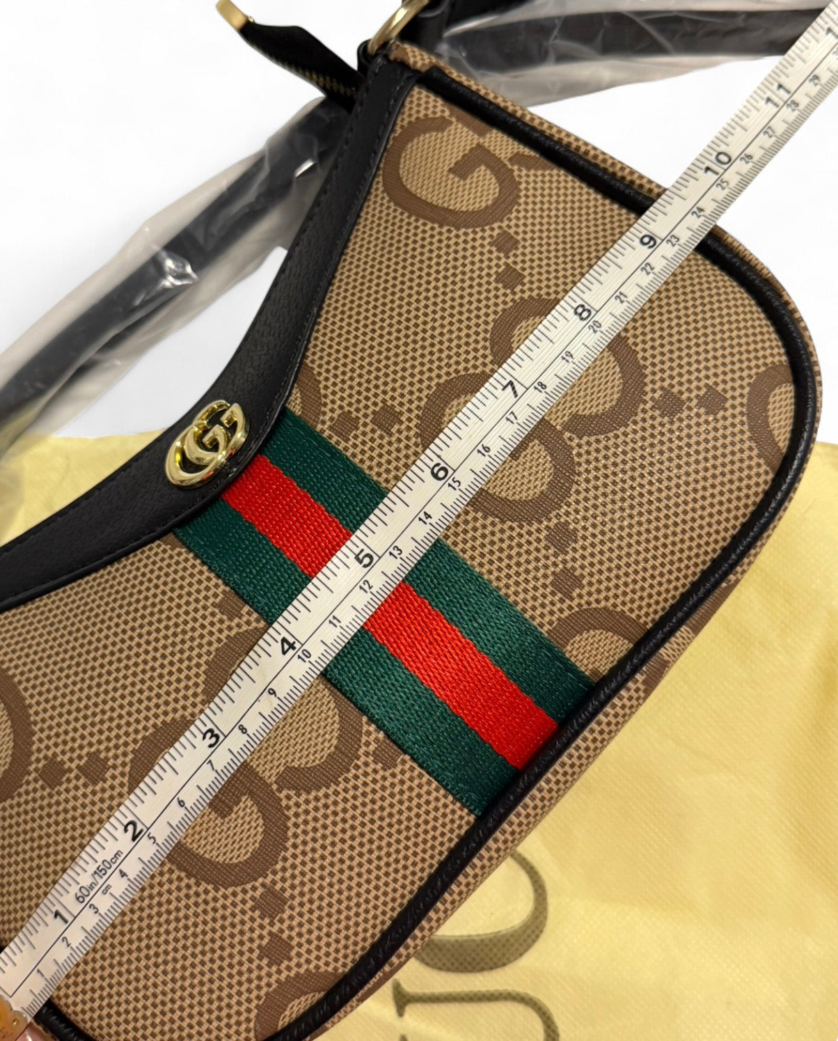 Brown Luxury-Style Handbag