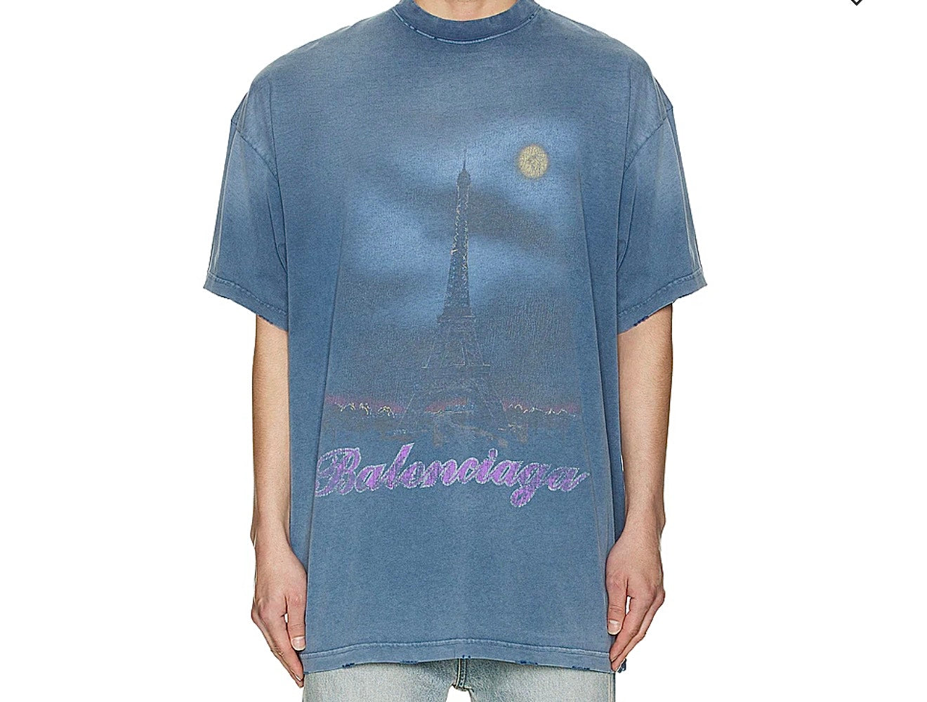 Balenciaga Paris Moon T-Shirt