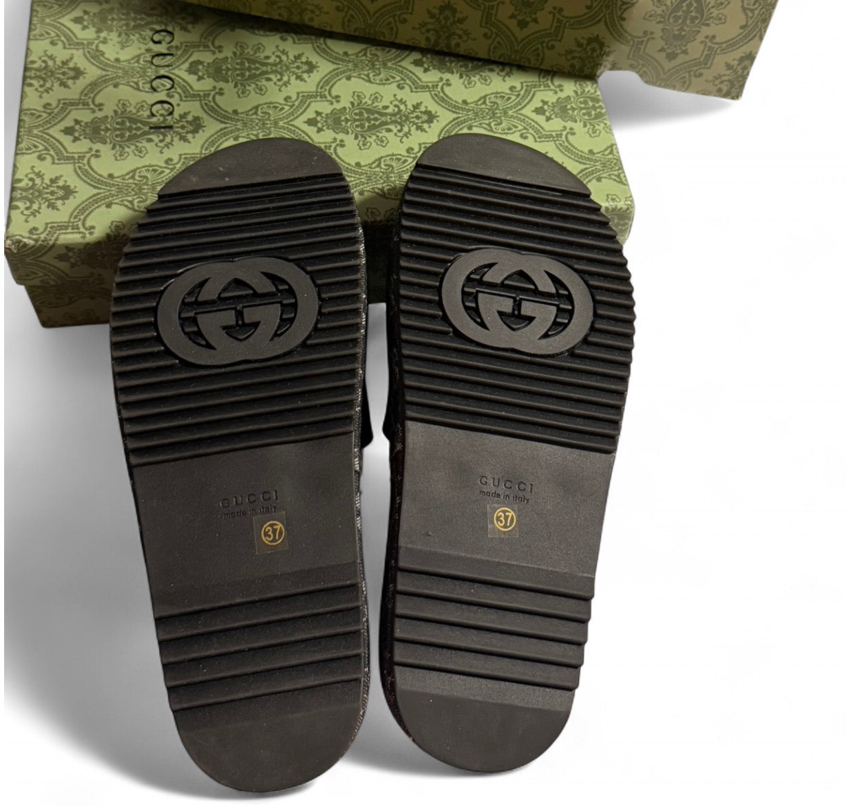 Gucci Angelina Platform Slide Sandals