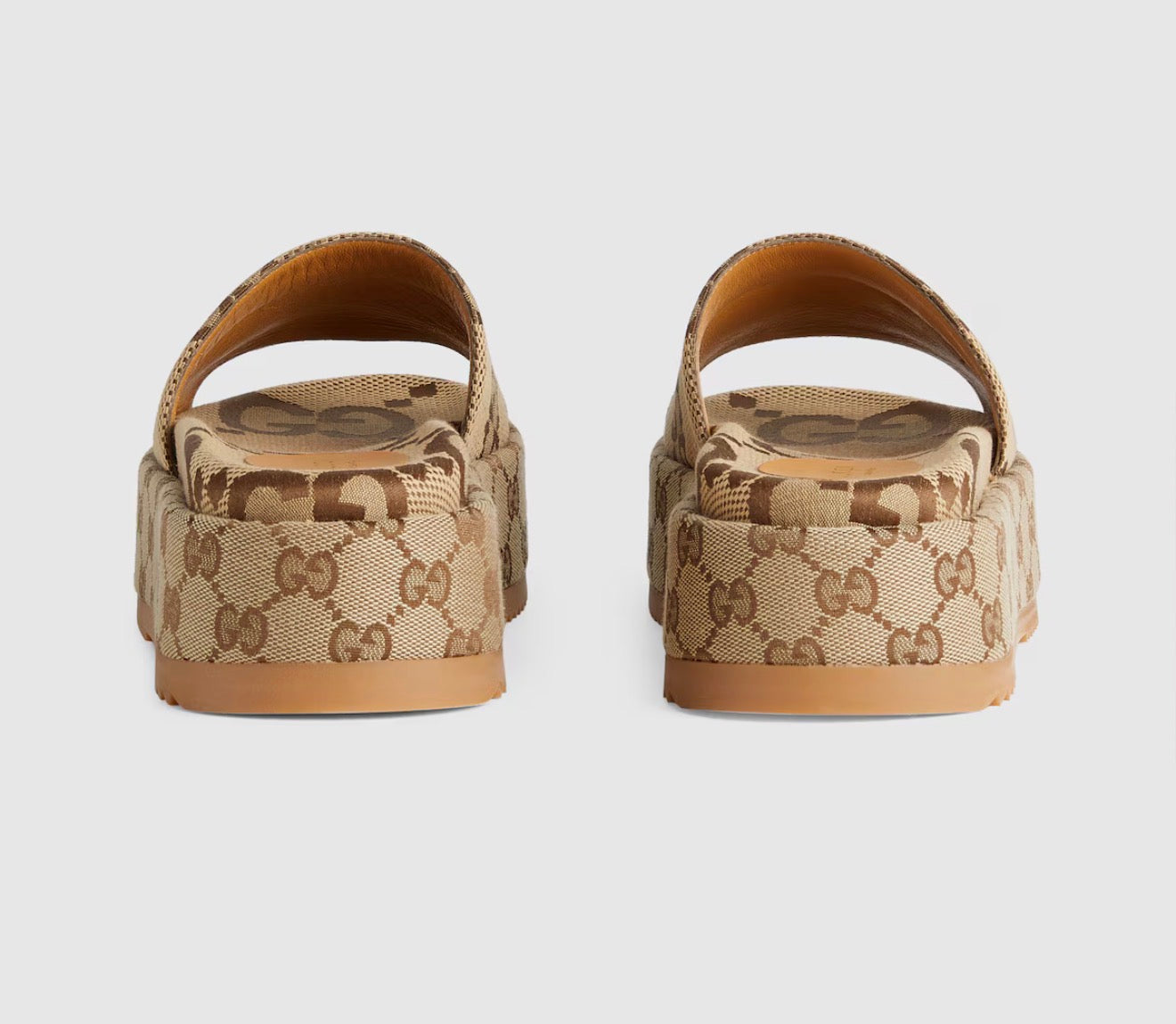 Gucci Angelina Maxi GG Platform Sandals