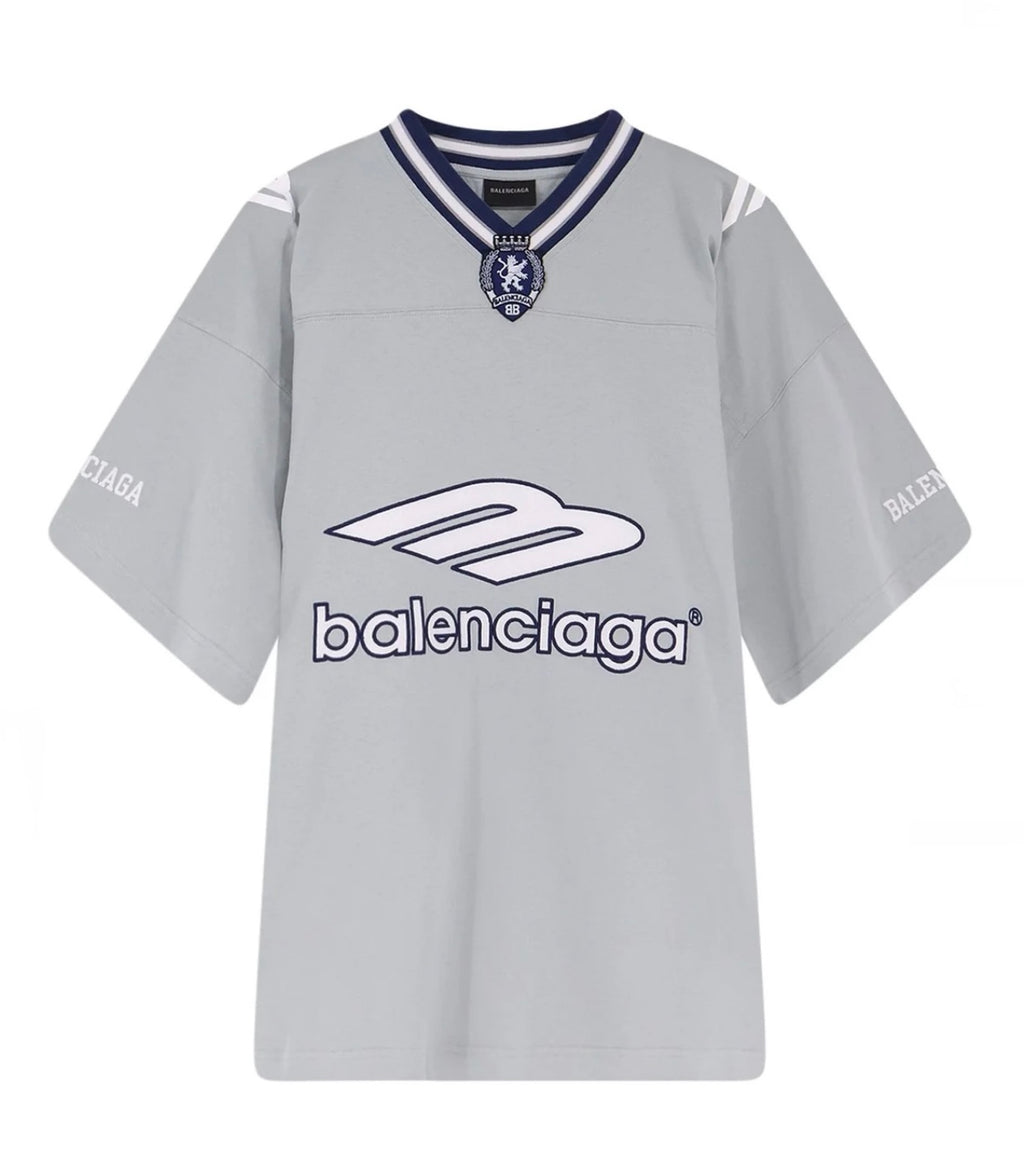 Balenciaga Grey Soccer Jersey