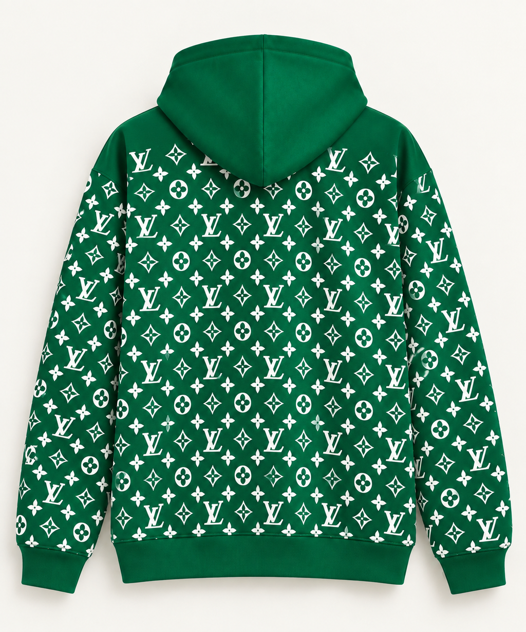 Luxury Hoodie An Emerald Green