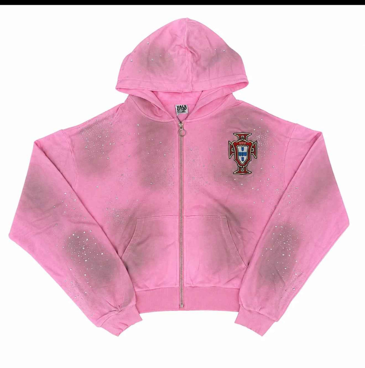 Valley Dreams Zip-Up Hoodie Pink