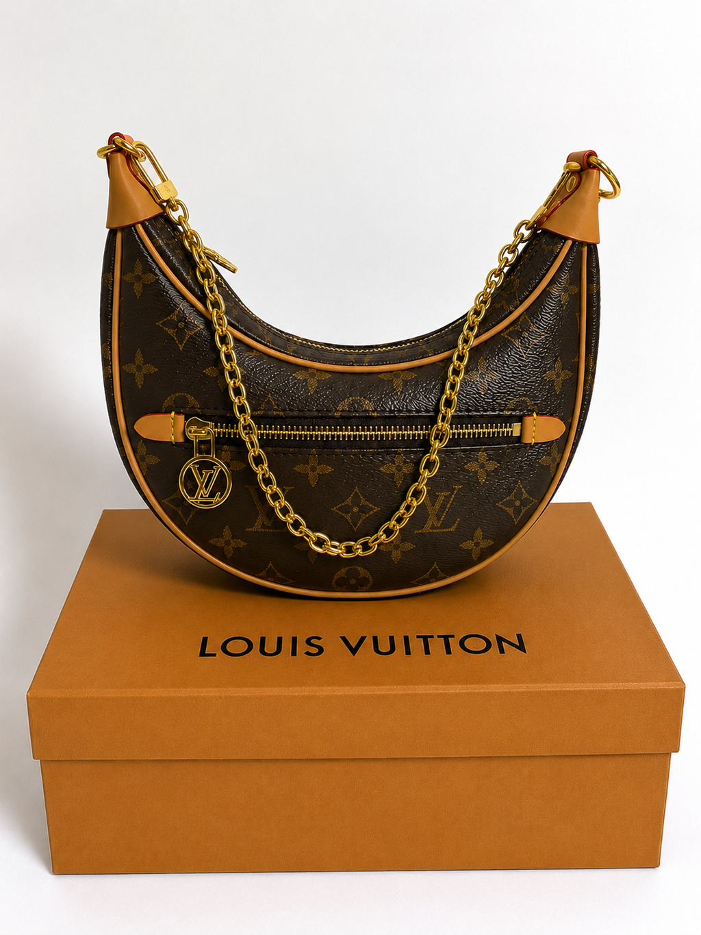 Luxury Crescent Shoulder Bag LV