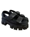 PRA Leather Platform Sandals