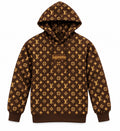 Supreme Hoodie Brown & Gold