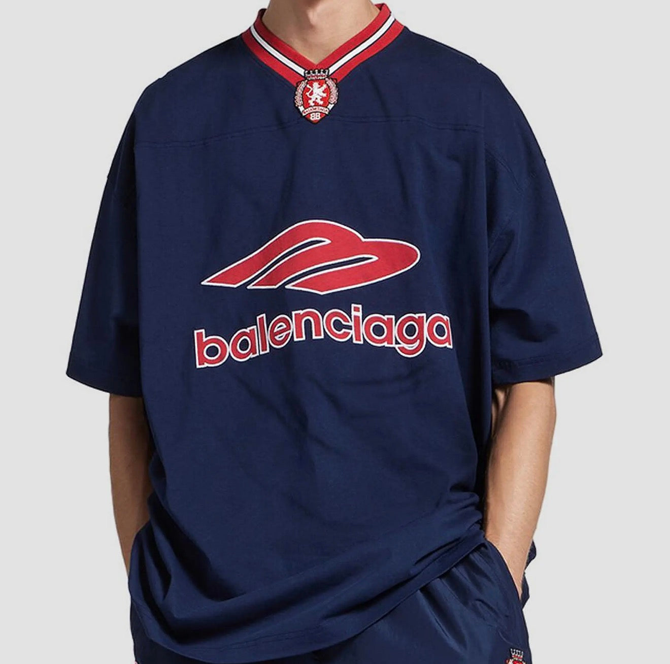 Balenciaga Blue Soccer Jersey