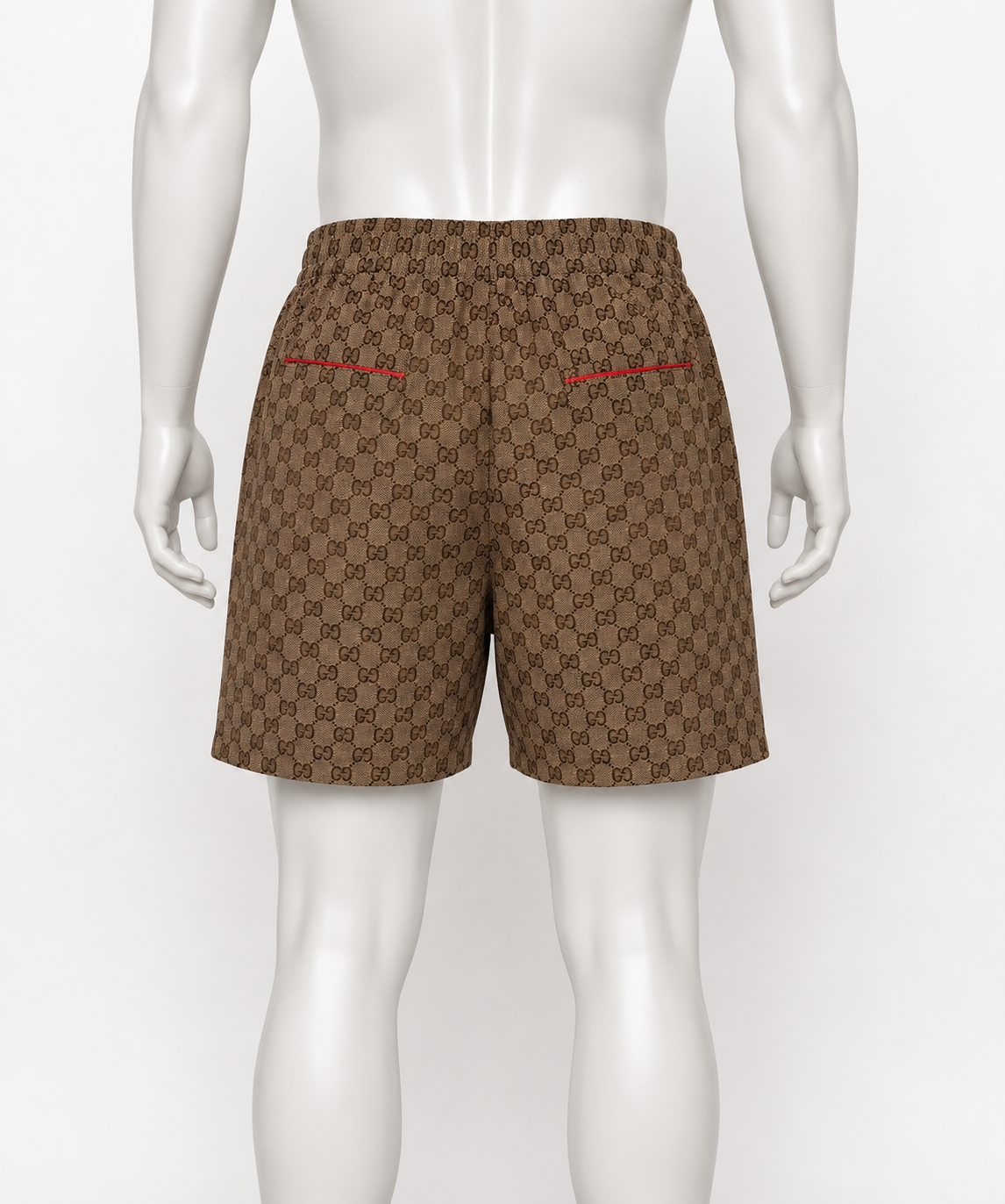 Gucci shorts in collaboration with The North Face
