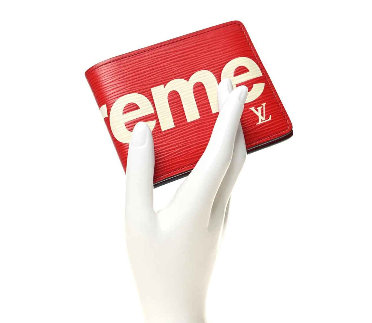 Supreme x Lv slender Wallet