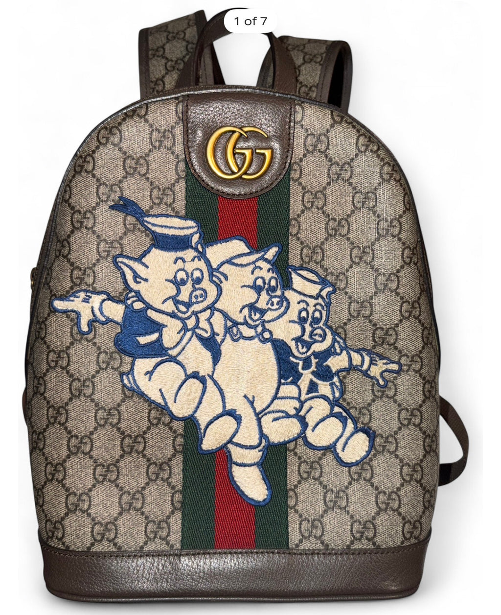 Gucci Ophidia GG Supreme “Three Little Pigs”🐷