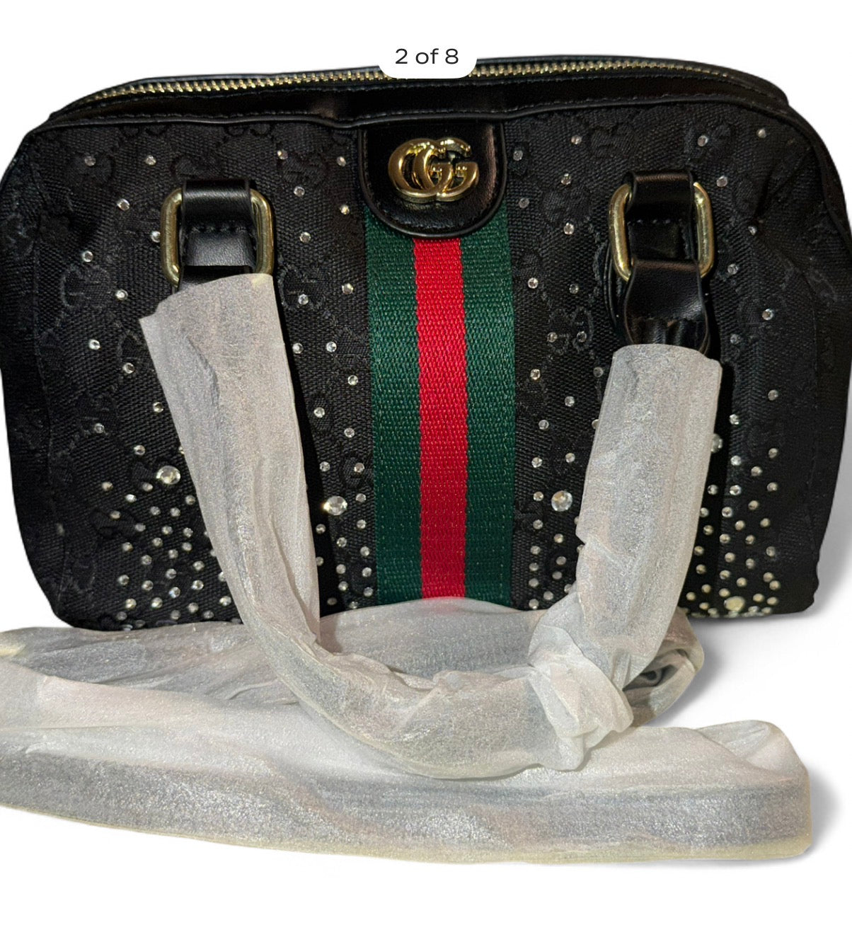 Gucci Ophidia Canvas with crystals
