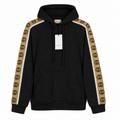 Luxury Monogram Hoodie Black